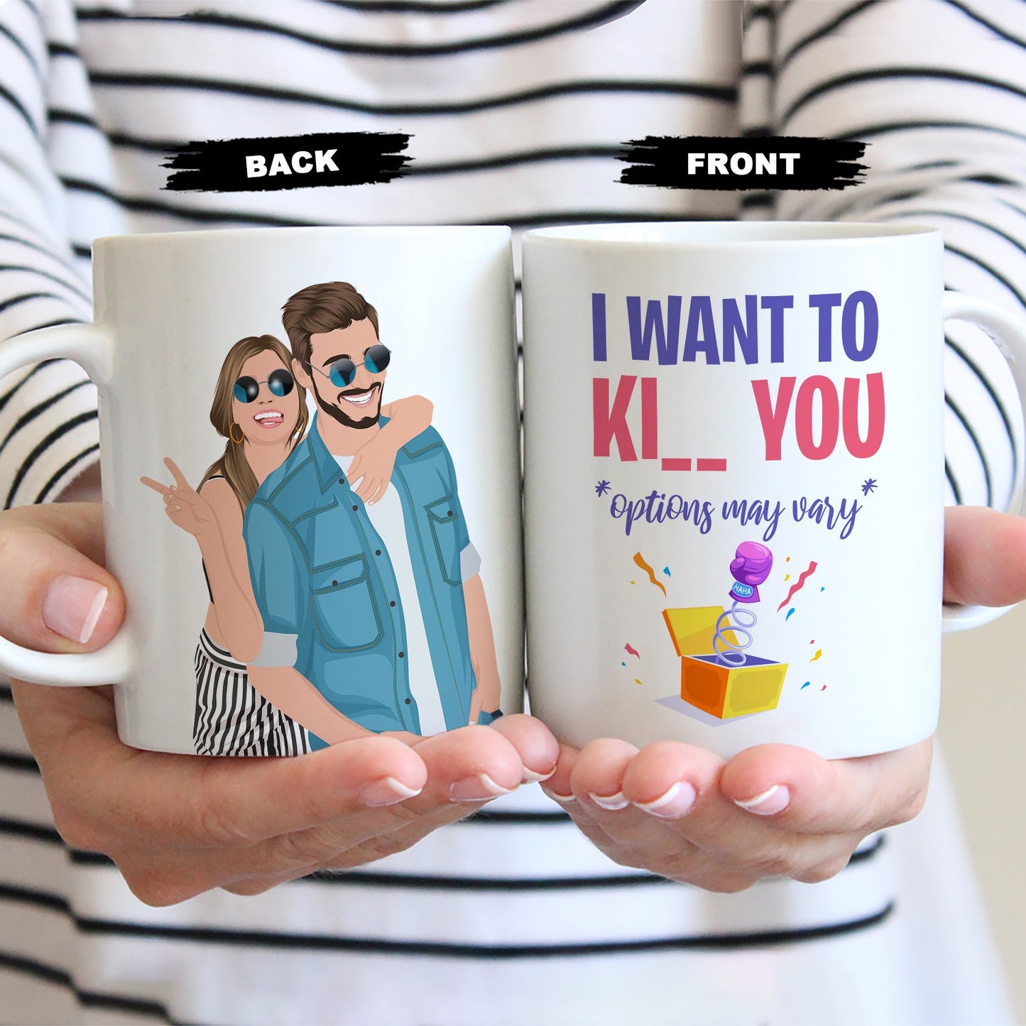I Want to Ki__ You Results May Vary Mug Personalized