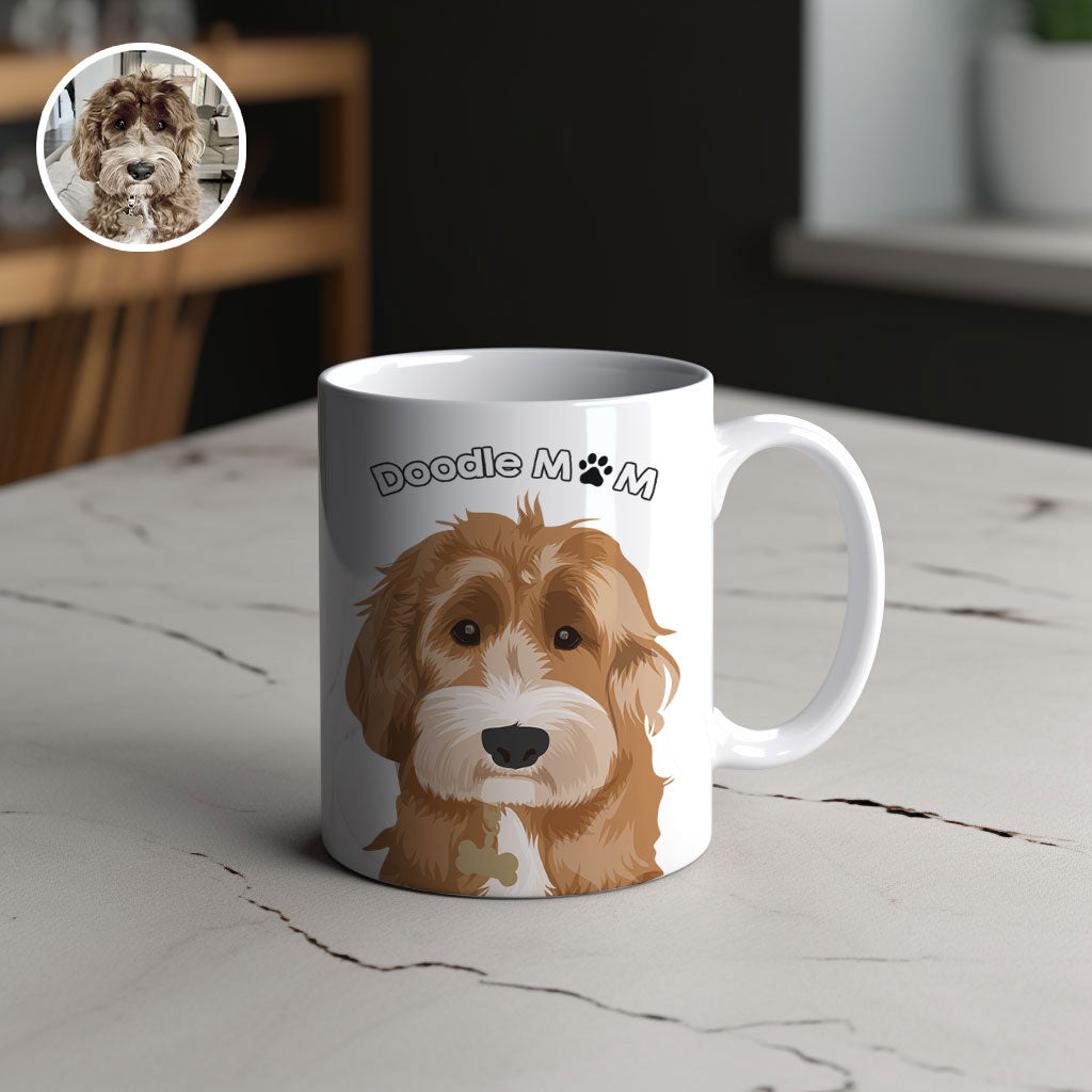 Custom Doodle Mom Mug