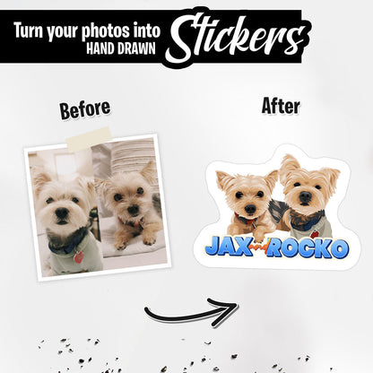 Custom Multiple Dog Stickers