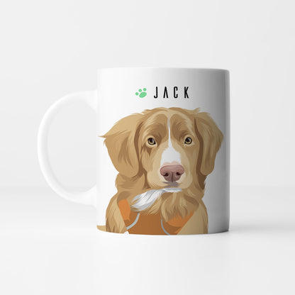 Pet Portrait Mug Personalized