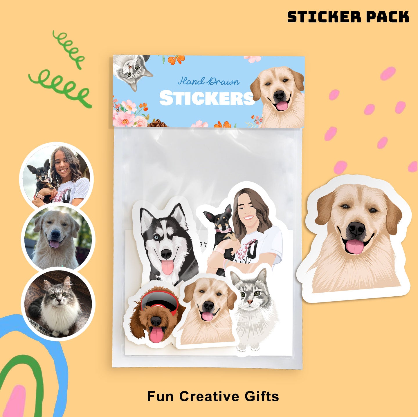 Custom Sticker Set Custom Sticker Pack – UCustomise.com