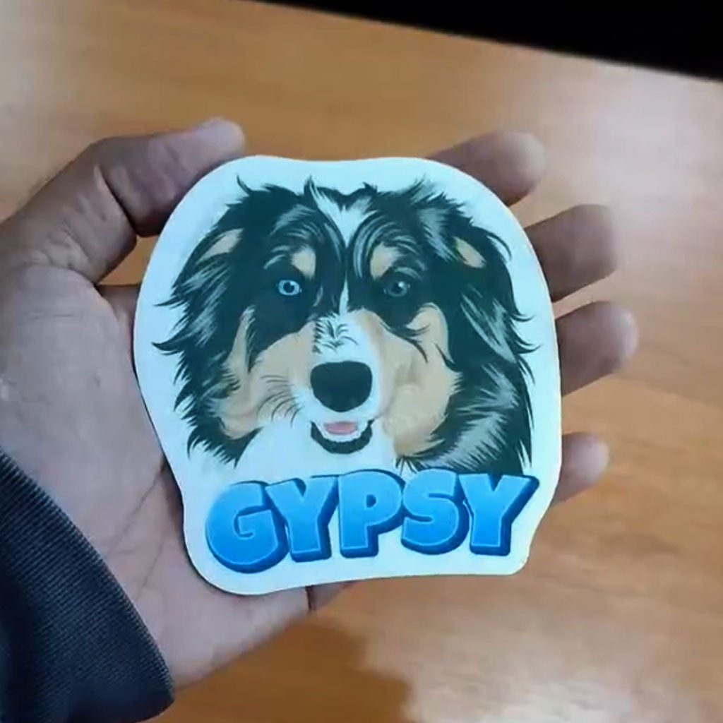 Personalized Dog Face Air Freshener