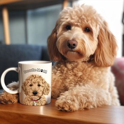 Custom Doodle Mom Mug