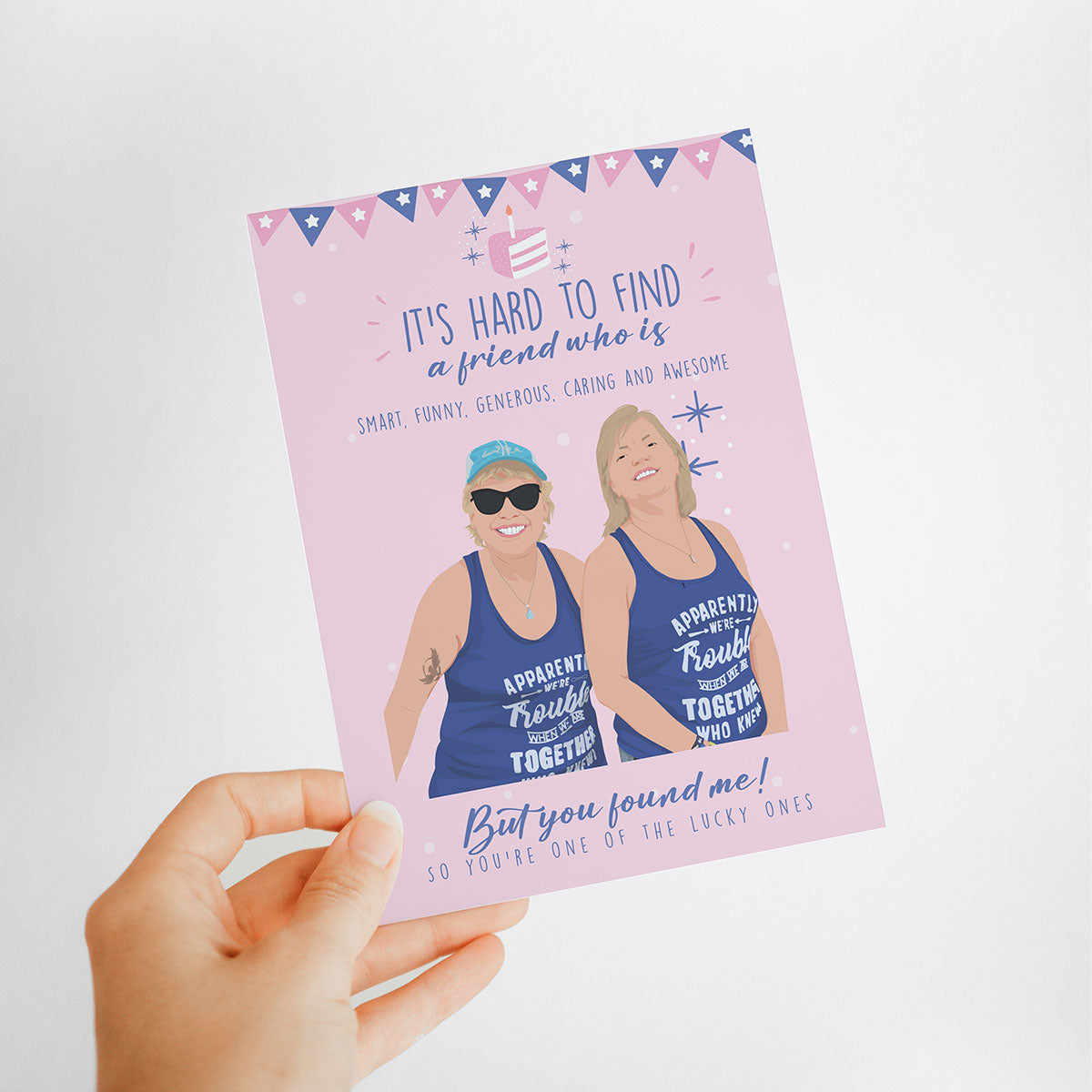 Personalized Best Friends Card