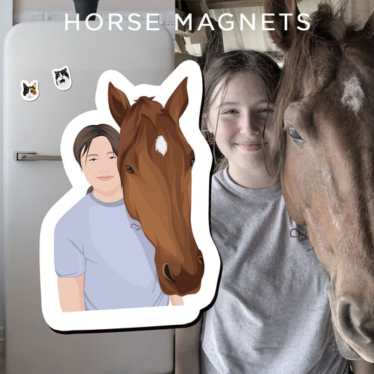 Custom Horse Magnets