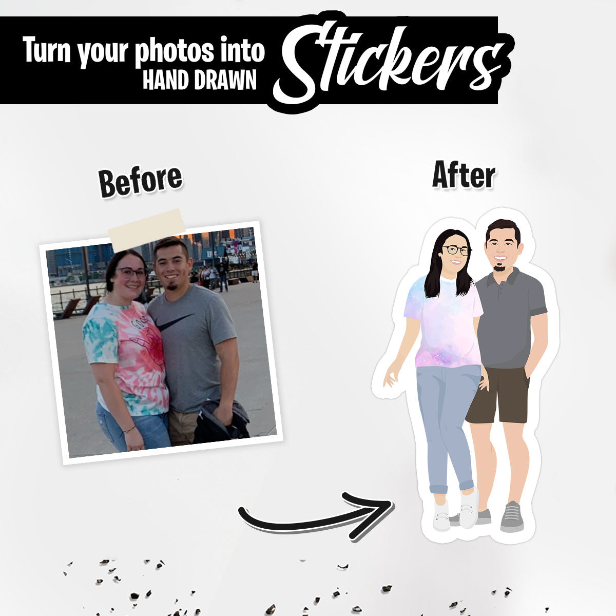 Custom Portrait Stickers