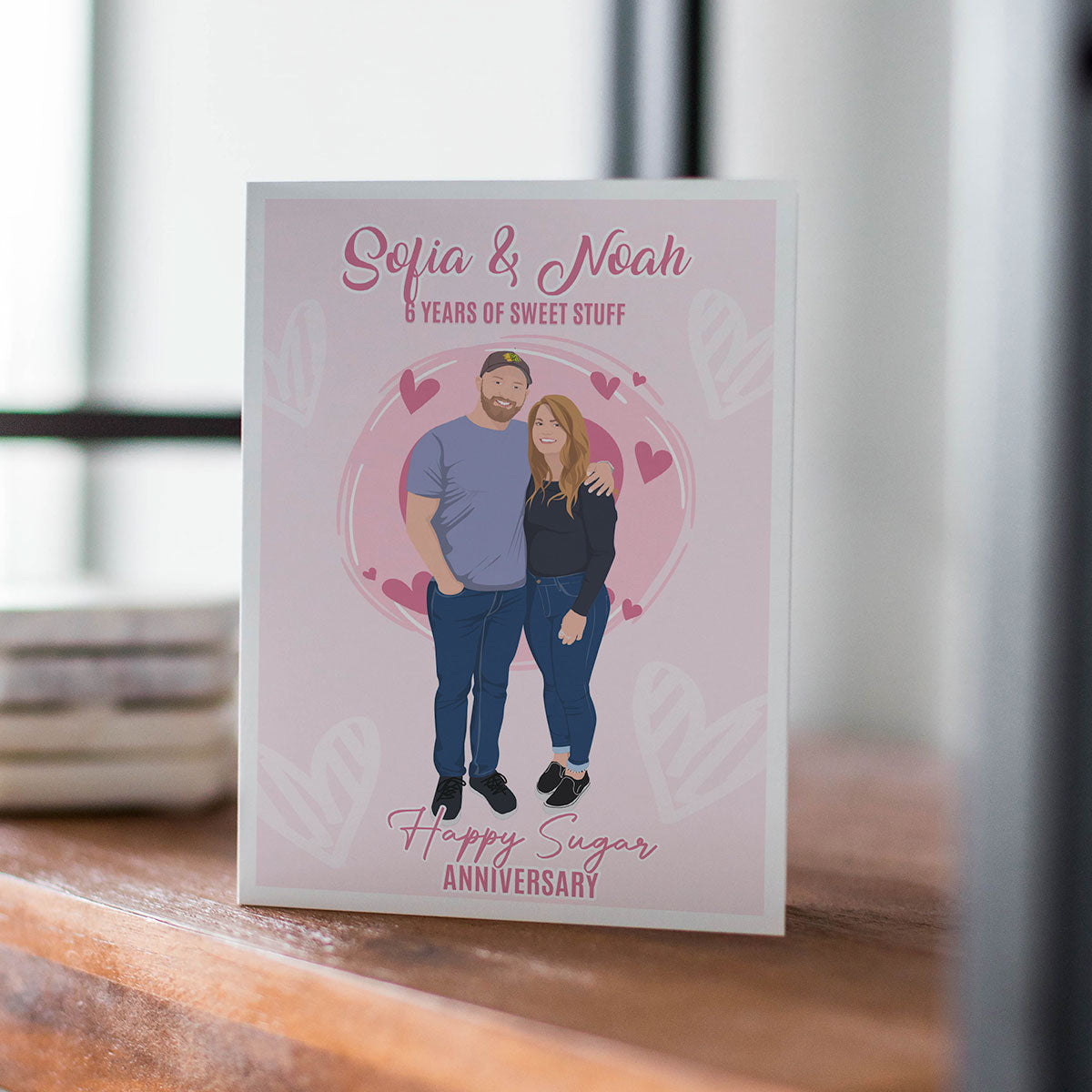 Personalized Happy Anniversary Card