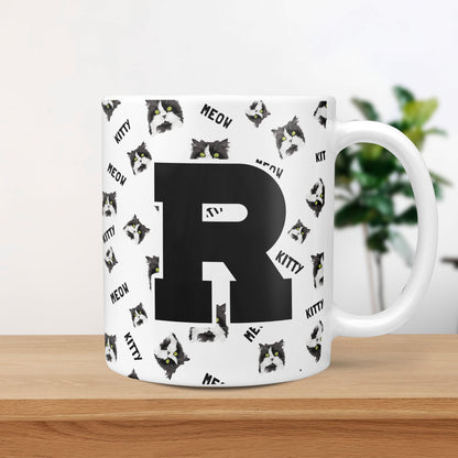 Custom Pet Monogram Face Mug