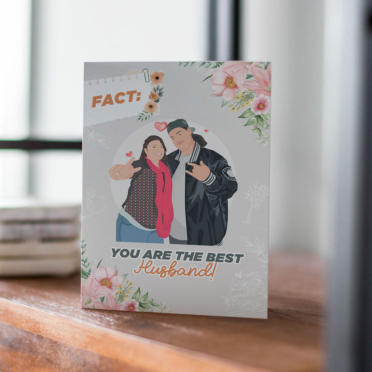 Personalized Best Husband Card