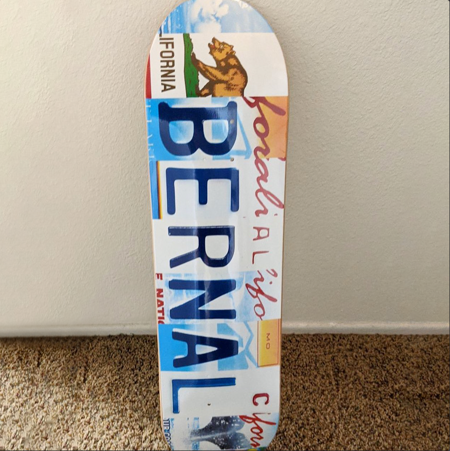 Custom License Plate Skateboard