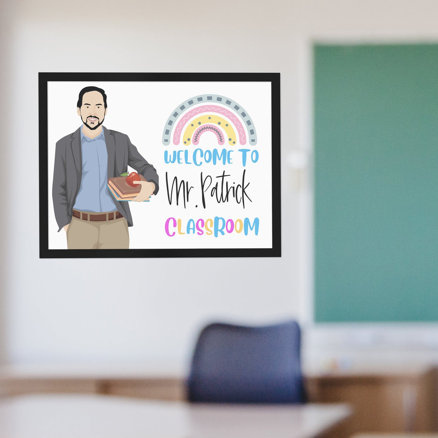 Welcome to Teacher / Classroom Picture Frame Personalized