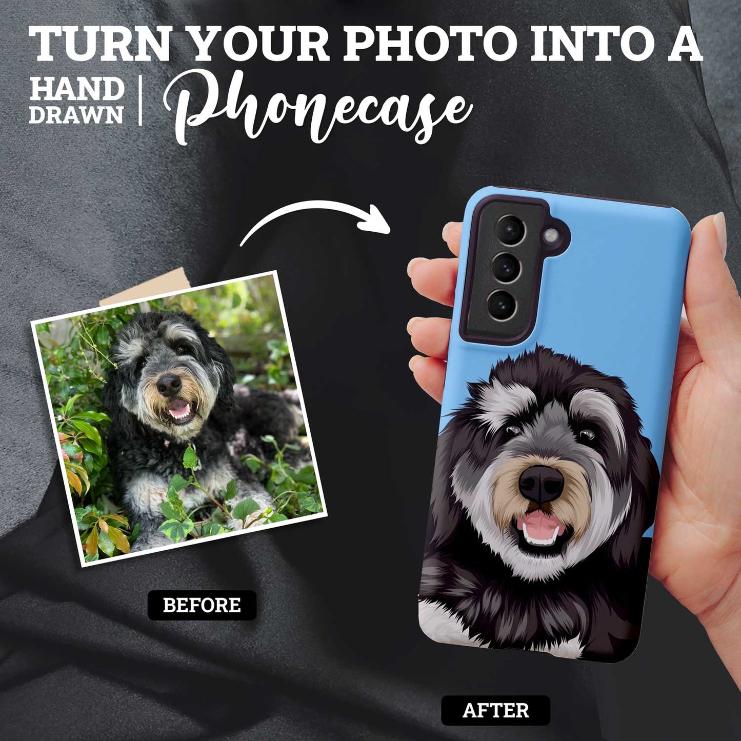 Custom Dog Portrait Phone Case