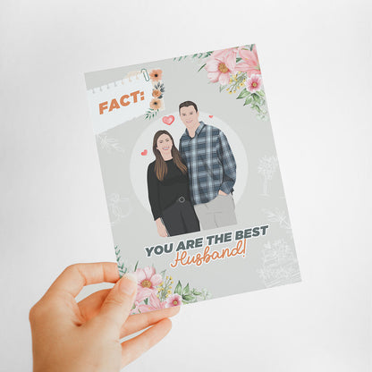 Personalized Best Husband Card