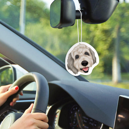 Personalized Dog Face Air Freshener