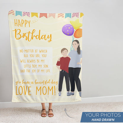 Happy Birthday Blanket Personalized