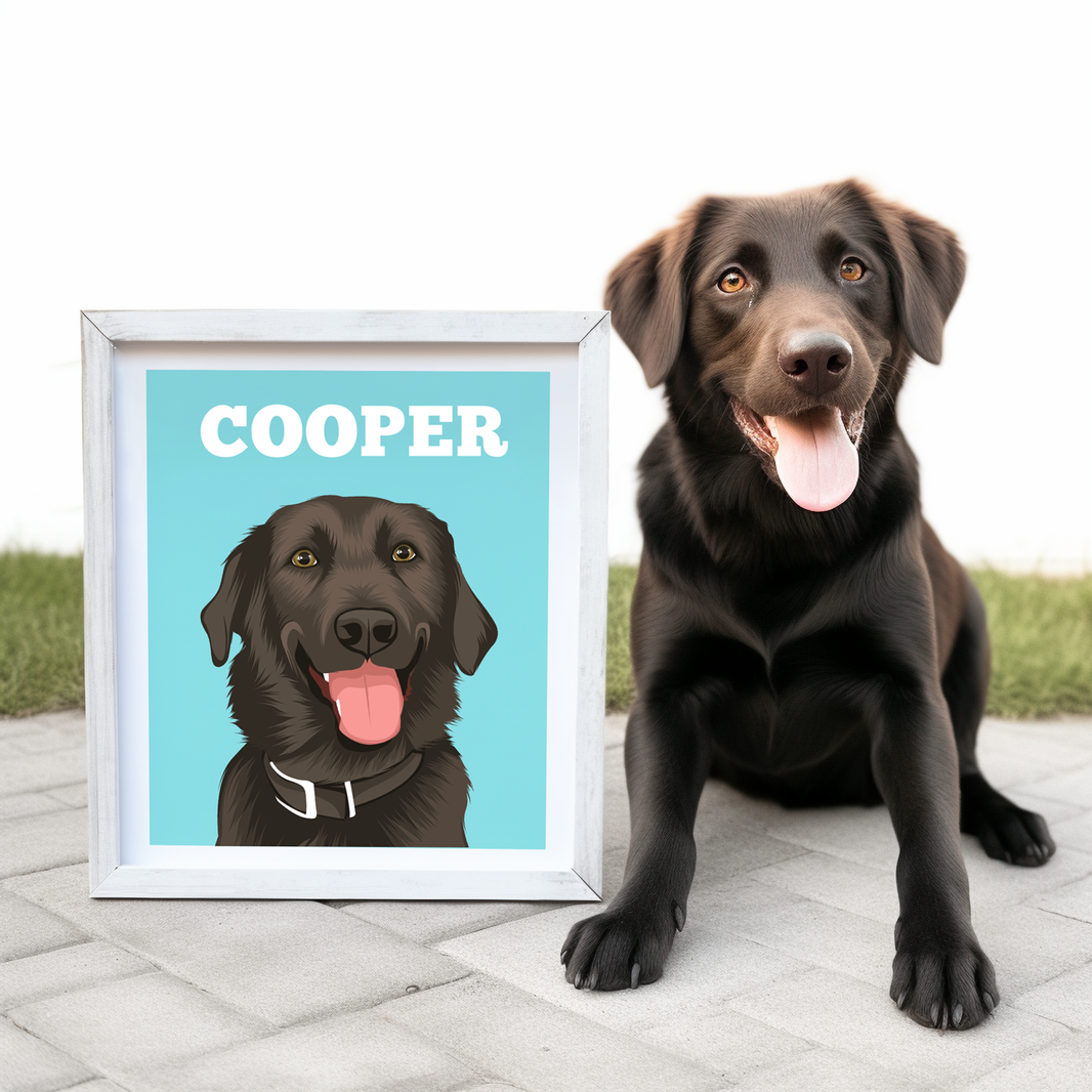 UCustomise Personalized Hand Drawn Art of Dogs, Couples, Families Gift ...