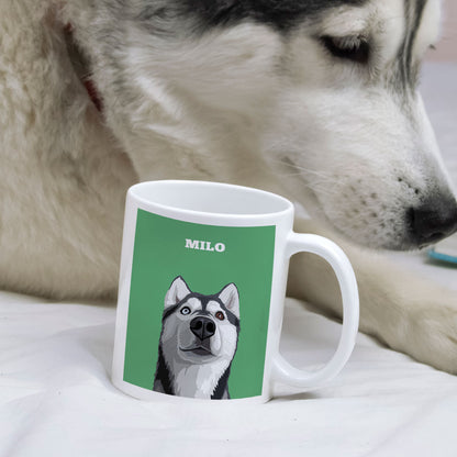 Custom Dog Portrait Mug