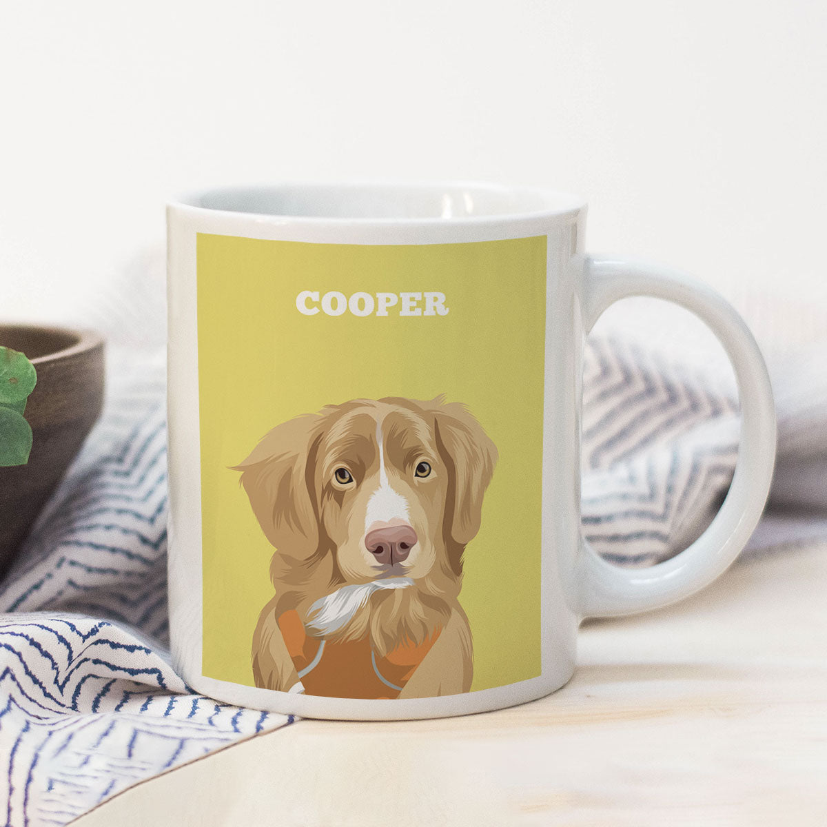 Custom Dog Portrait Mug