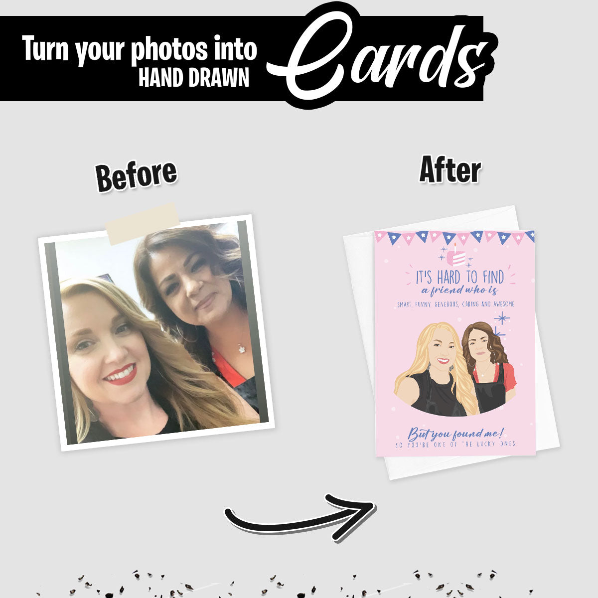 Personalized Best Friends Card