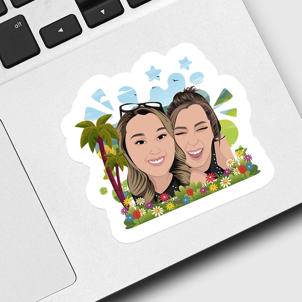 Custom Best Friend Stickers