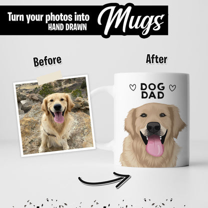 Personalized Dog Dad Mug