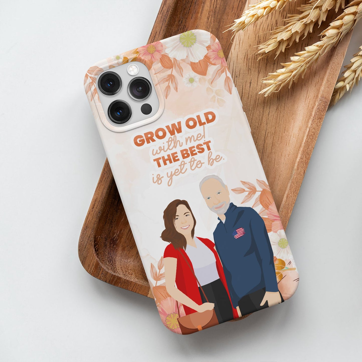 Growing Old Anniversary Phone Case Personalized