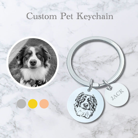 Custom Pet Charm Keychain