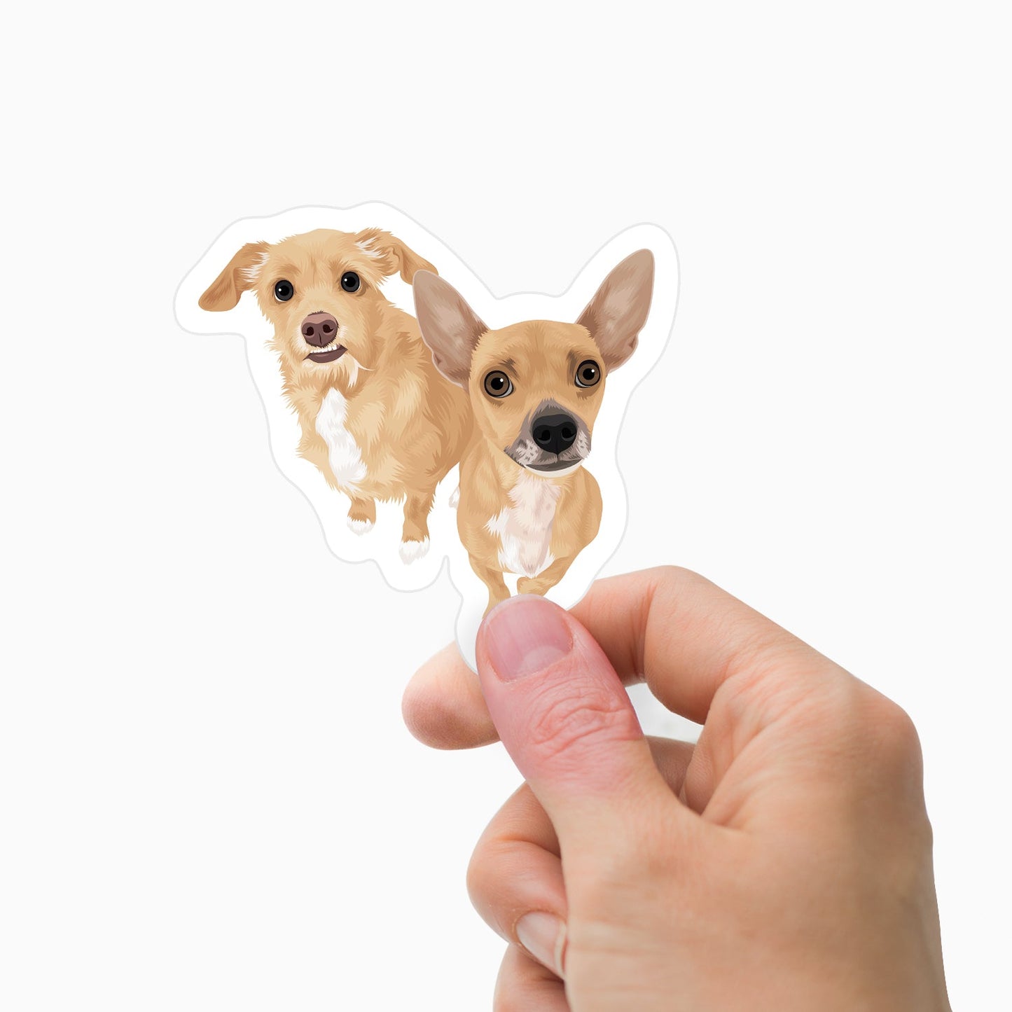 Custom Multiple Dog Stickers