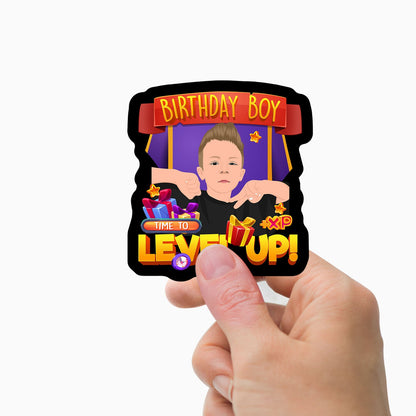 Personalized Birthday Boy Stickers