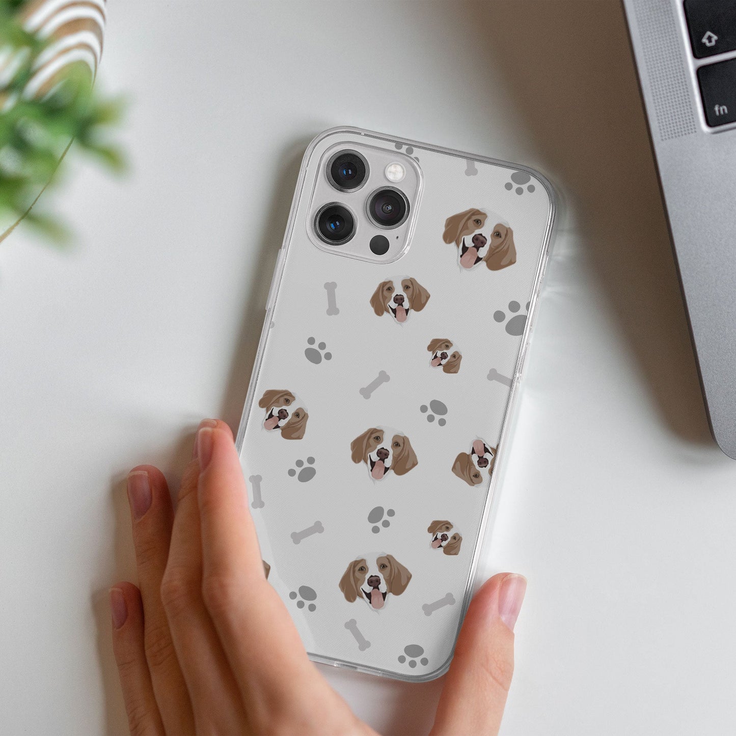 Custom Dog Face Phone Case