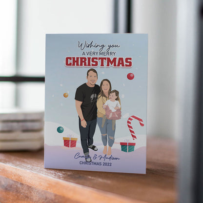 Personalized Family Christmas Card