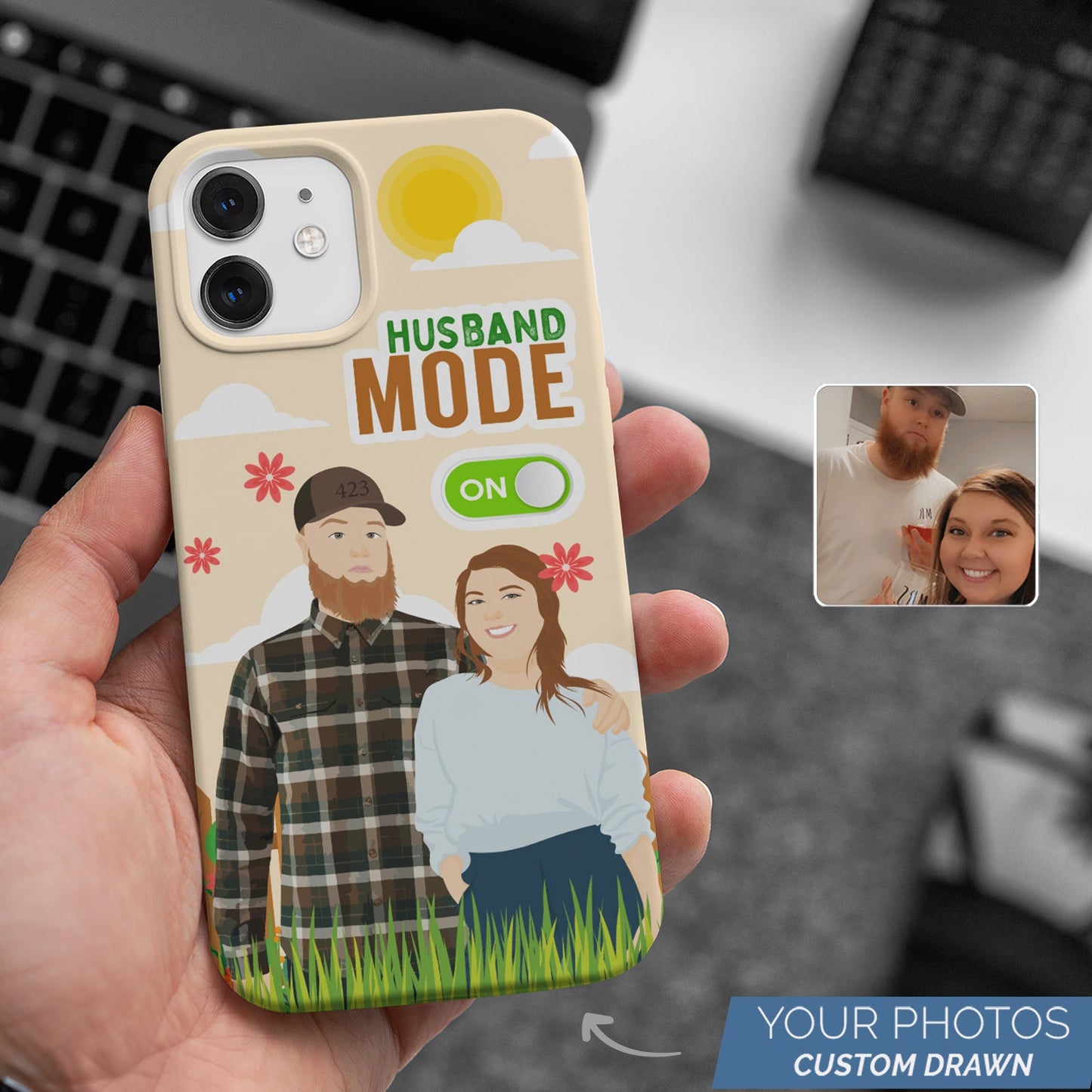 Husband Mode On Phone Case Personalized