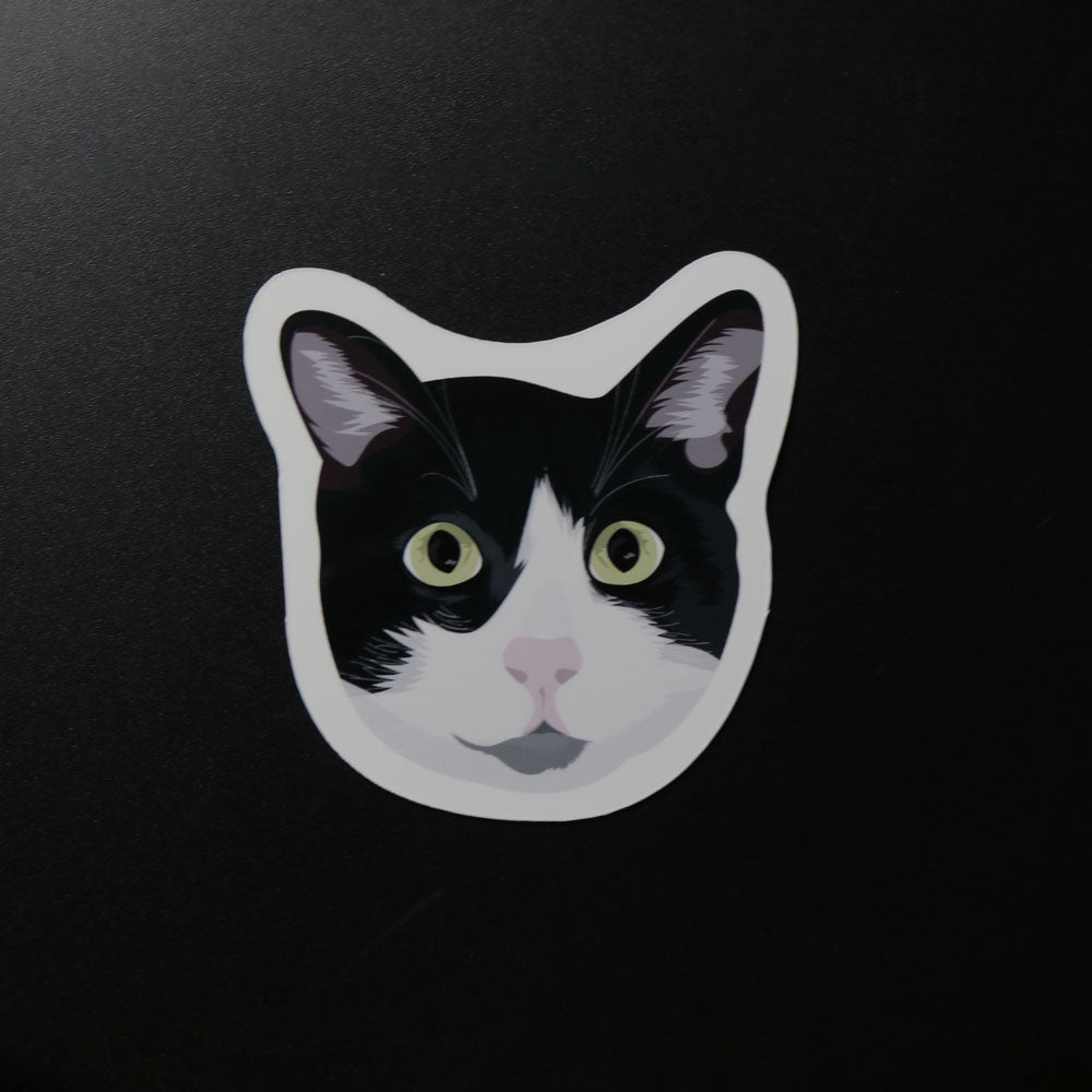 Custom Cat Face Stickers