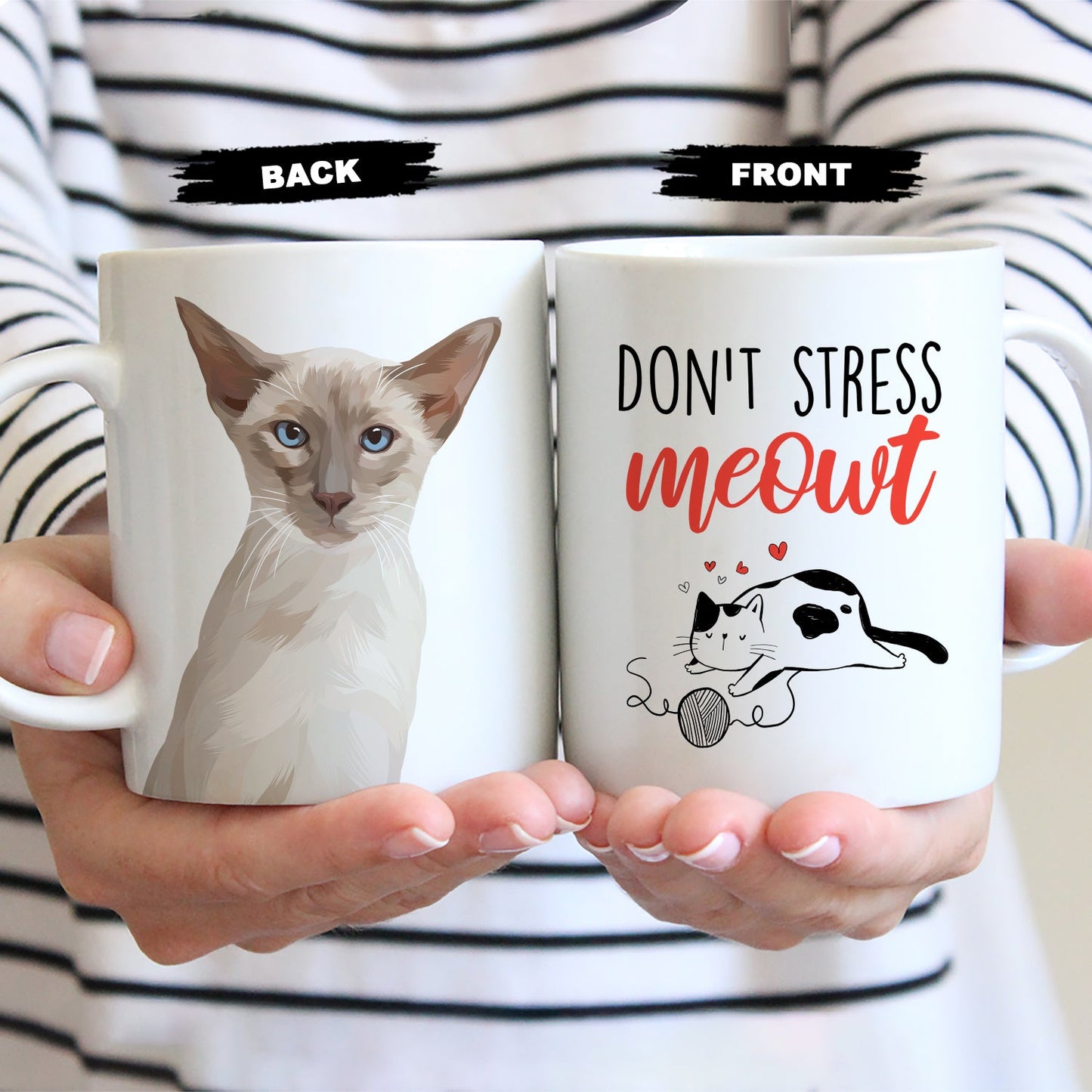 Don't Stress Meowt Mug Personalized