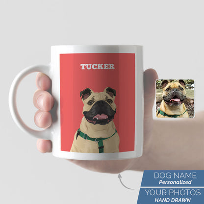 Custom Dog Portrait Mug