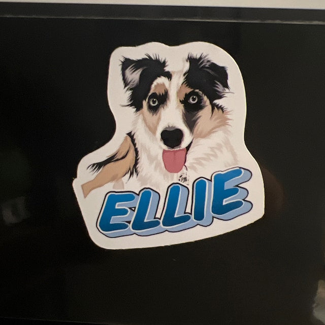 Personalized Dog Face Stickers