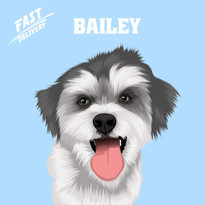 Custom Cartoon Pet Portraits - Digital | Printable Art