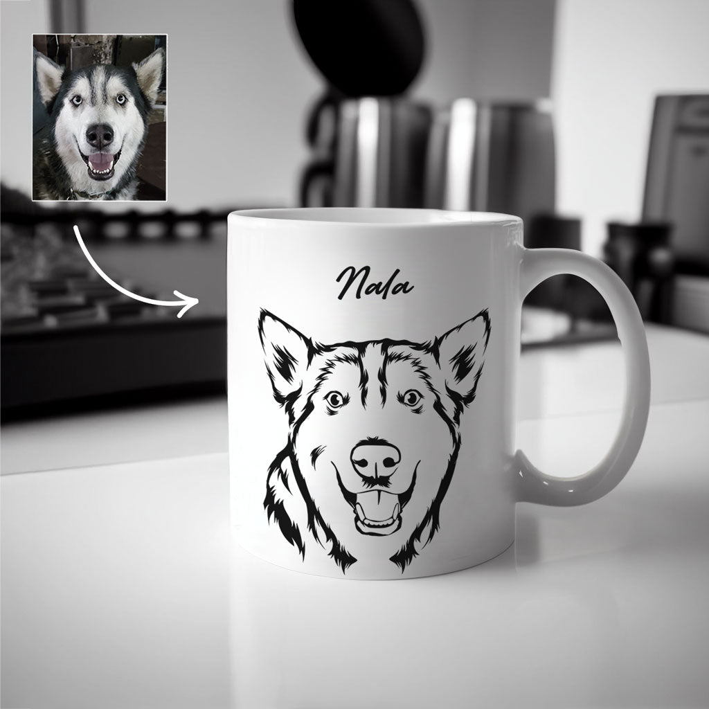 Custom Pet Sketch Mug