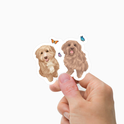 Custom Multiple Dog Stickers