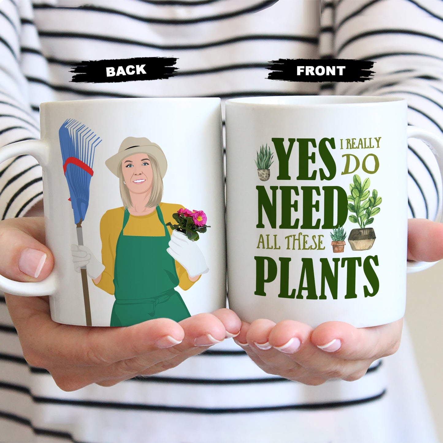 Personalized Gardening / Plant Lady Mug