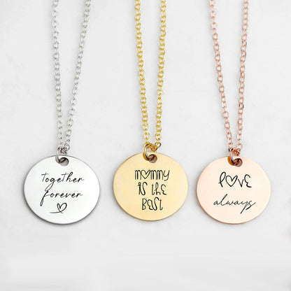 Custom Handwriting Necklace