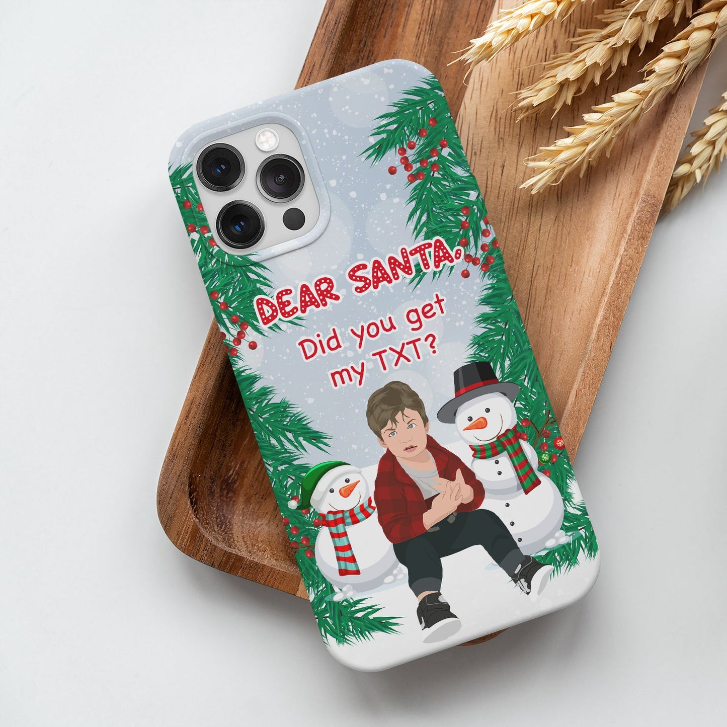 Dear Santa Phone Case Personalized