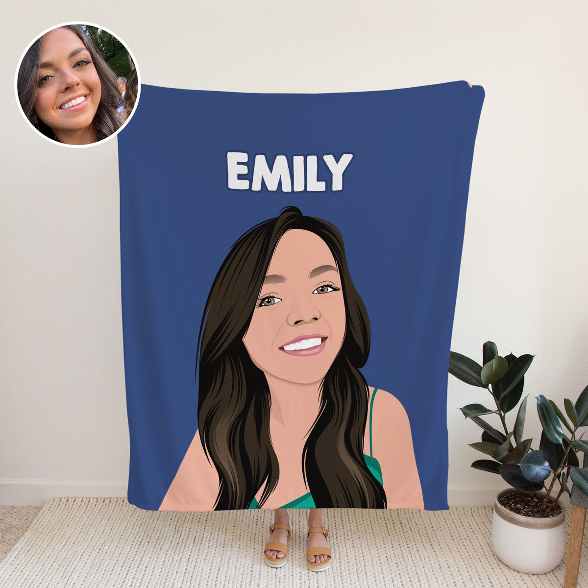 Custom Face Blanket