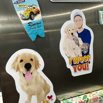 Custom Dog & Owner Stickers