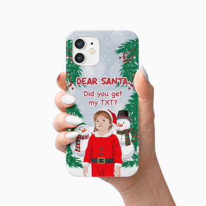 Dear Santa Phone Case Personalized