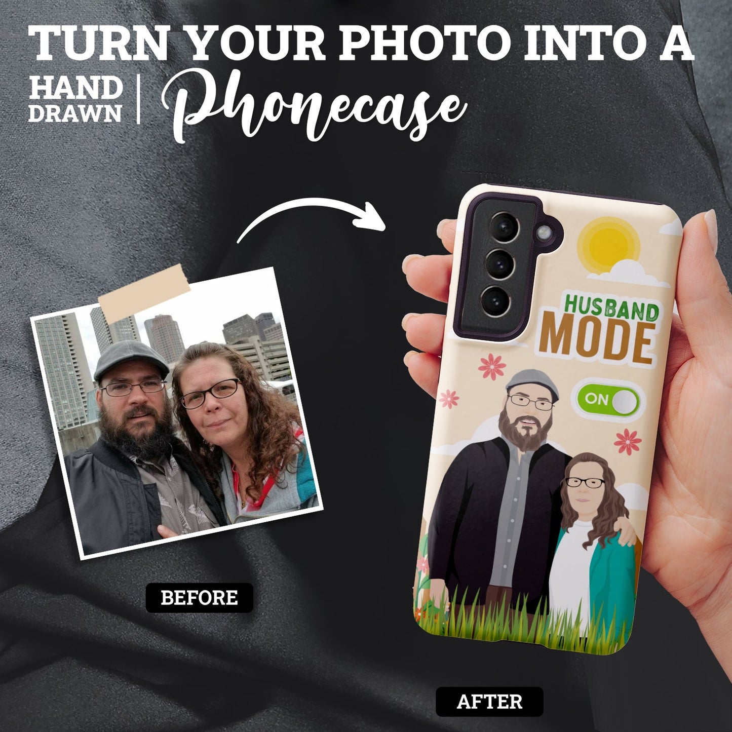 Husband Mode On Phone Case Personalized