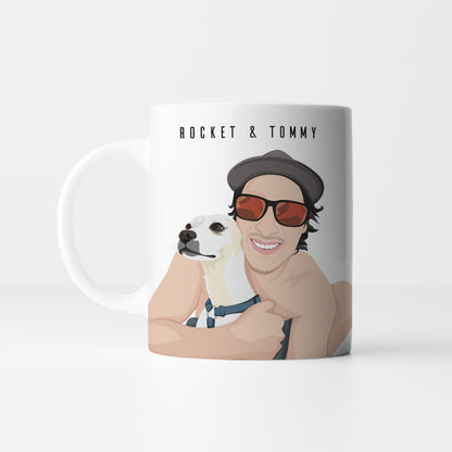 Personalized Dog and Owner Mug