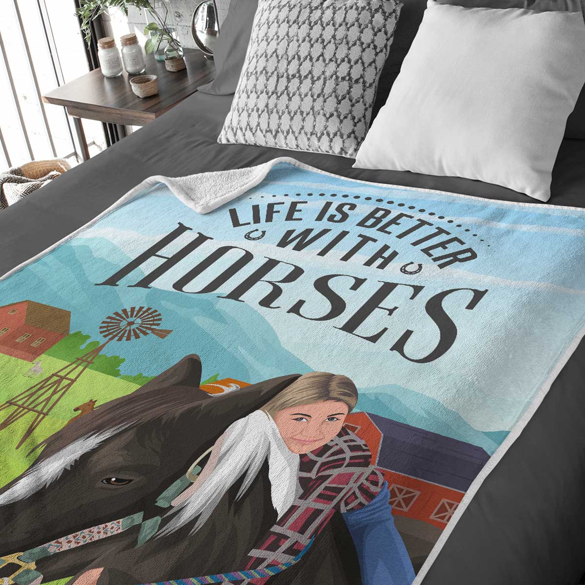 Personalized Horse Blanket