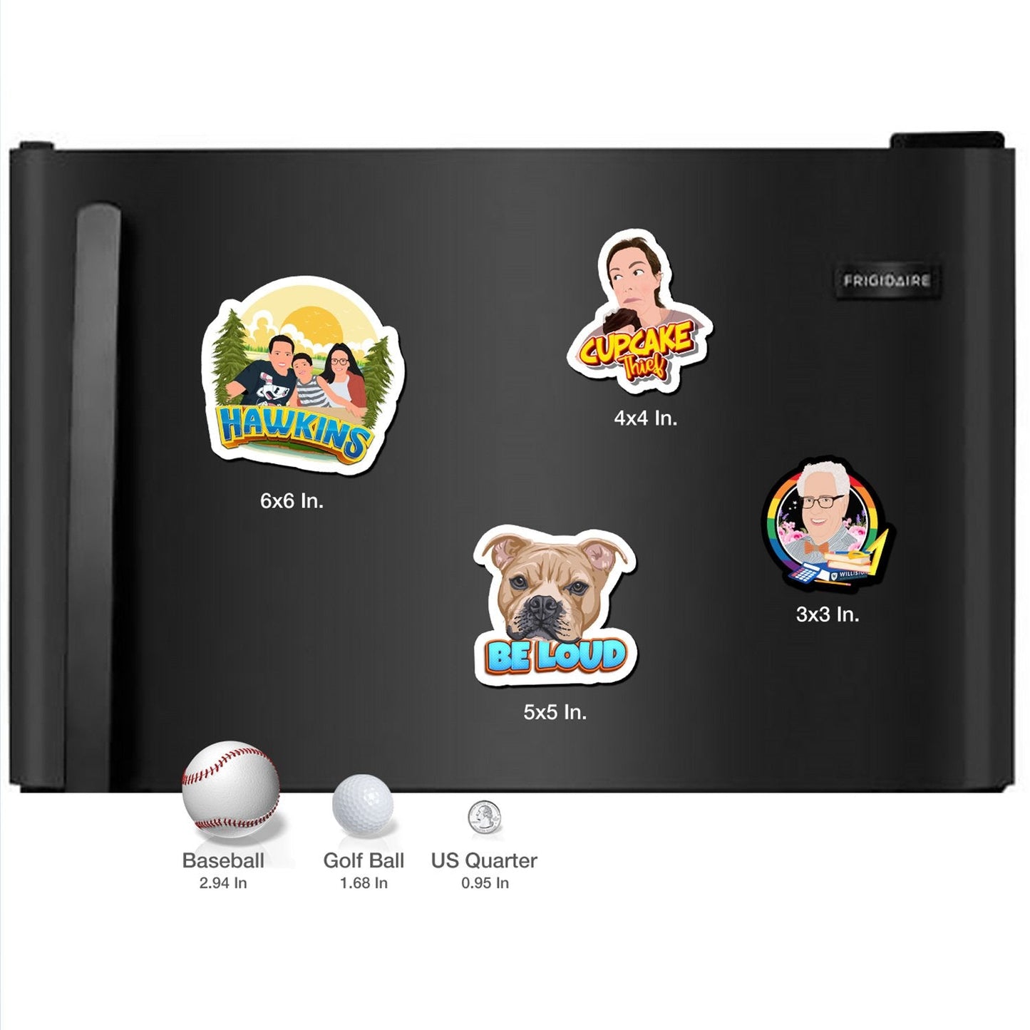 Turn Photos into Custom Drawn Magnets