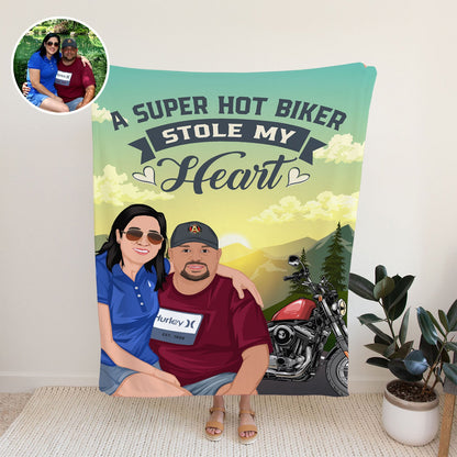 Custom Biker Blanket